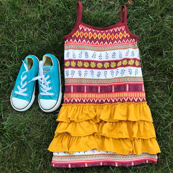 Adorable Fall Color Kpea Ruffle Back,  Size 4T - Picture 3 of 8